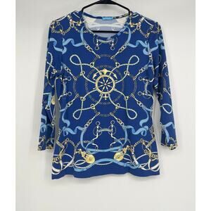 J. McLaughlin Signature Tee Catalina Cloth Kenewich Chain